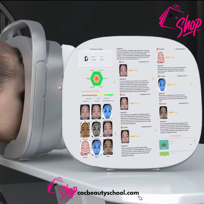 COC FaceCam™ – Portable 3D AI Skin Analyzer with Intelligent Mirror Display